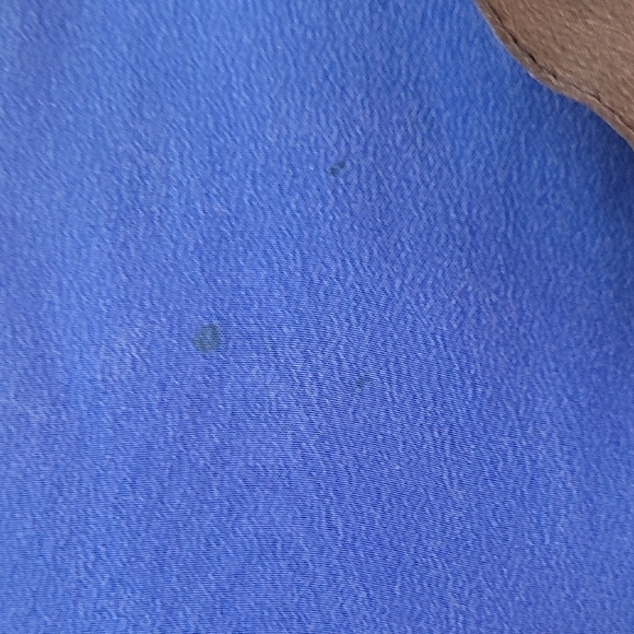 Equipment Size S Blue and Black Button-Up Blouse - Picture 3 of 5